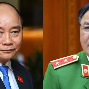 Nguyen Xuan Phuc and Lieutenant General Tran Van Ve